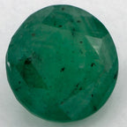 1.07 Carat Round Natural Green Emerald