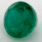 0.81 Carat Round Natural Green Emerald