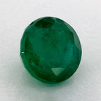 1.61 Carat Round Natural Green Emerald