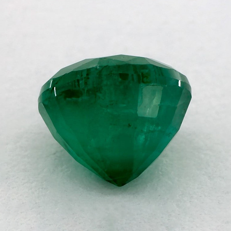 1.61 Carat Round Natural Green Emerald