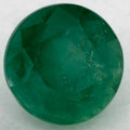 1.66 Carat Round Natural Green Emerald