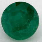 1.66 Carat Round Natural Green Emerald