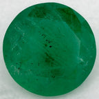 1.69 Carat Round Natural Green Emerald