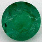 1.92 Carat Round Natural Green Emerald