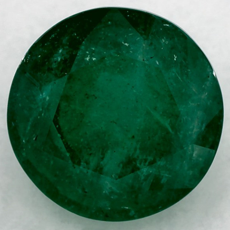 2.18 Carat Round Natural Green Emerald
