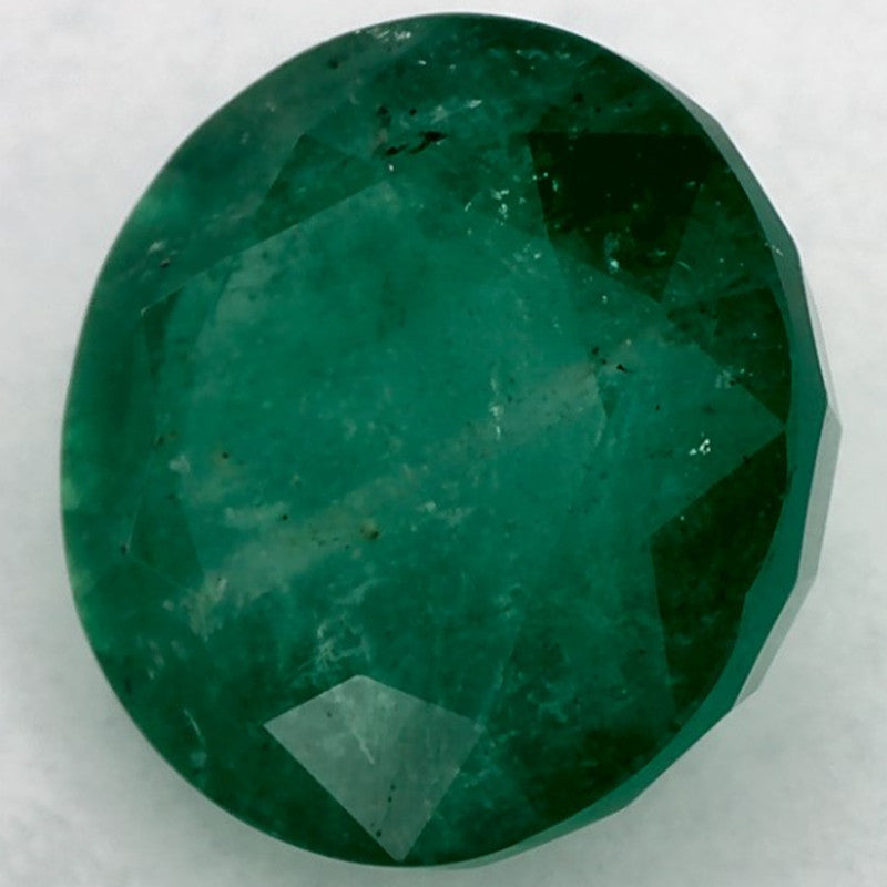 2.18 Carat Round Natural Green Emerald