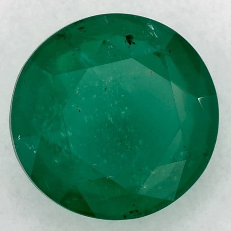 2.27 Carat Round Natural Green Emerald