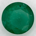 2.27 Carat Round Natural Green Emerald