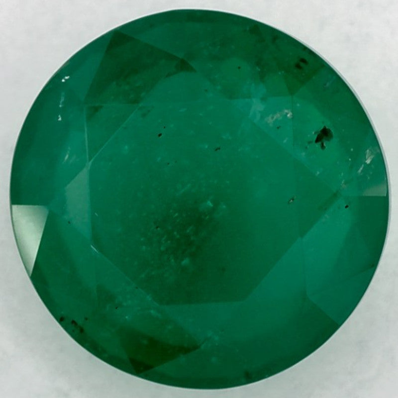 2.27 Carat Round Natural Green Emerald