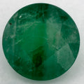 4.44 Carat Round Natural Green Emerald