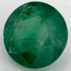 4.44 Carat Round Natural Green Emerald