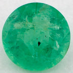 1.01 Carat Round Natural Green Emerald