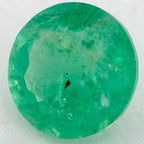 1.01 Carat Round Natural Green Emerald