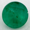 1.35 Carat Round Natural Green Emerald