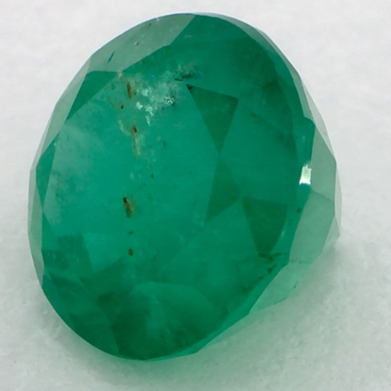 1.35 Carat Round Natural Green Emerald