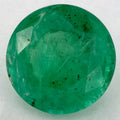 1.41 Carat Round Natural Green Emerald