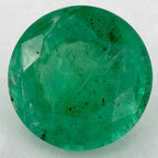 1.41 Carat Round Natural Green Emerald