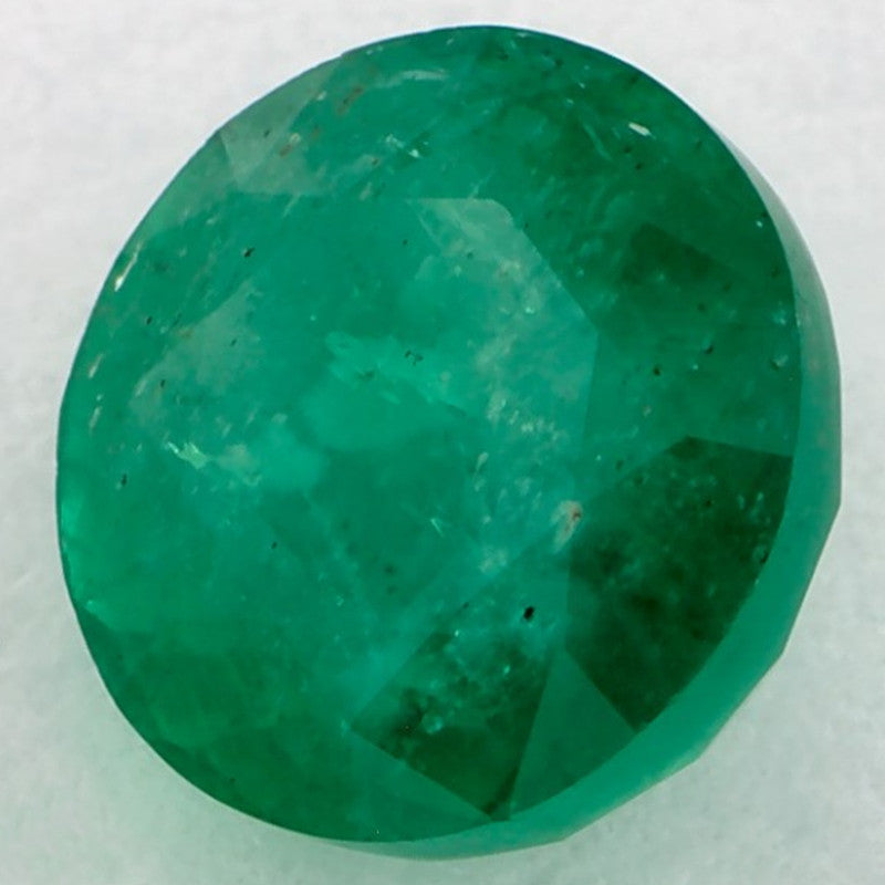 1.52 Carat Round Natural Green Emerald