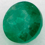 1.52 Carat Round Natural Green Emerald