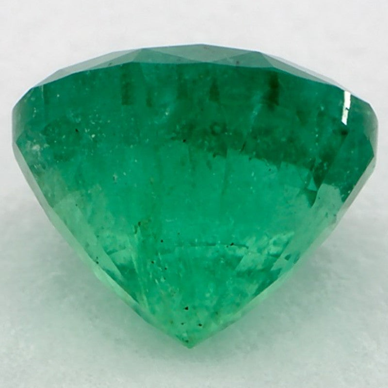 1.62 Carat Round Natural Green Emerald