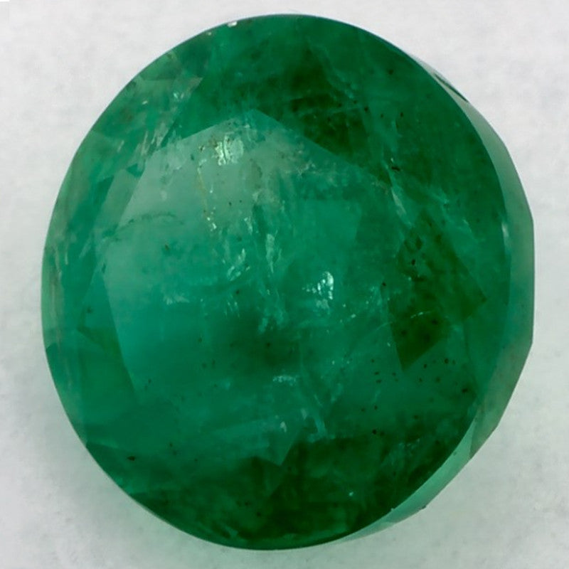 1.65 Carat Round Natural Green Emerald