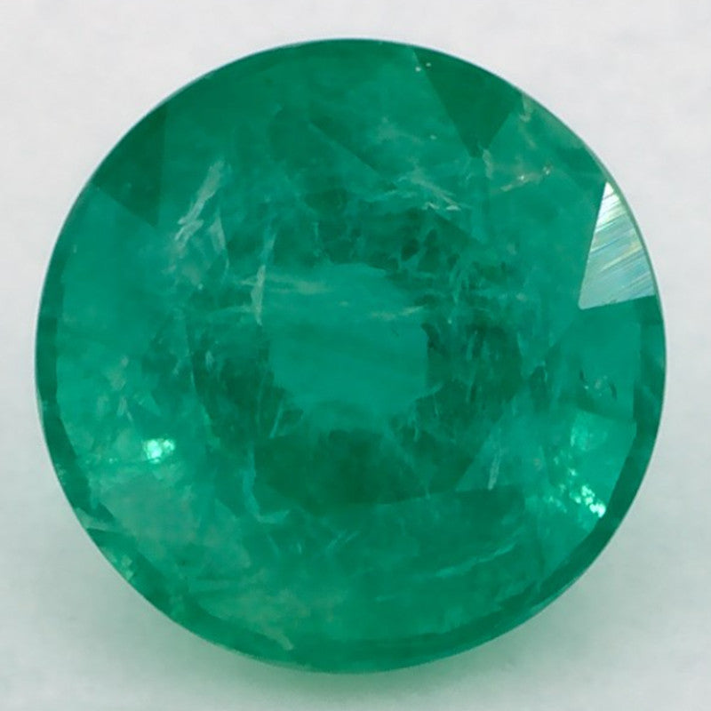 1.75 Carat Round Natural Green Emerald