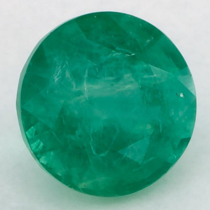 1.75 Carat Round Natural Green Emerald