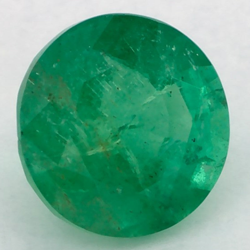1.79 Carat Round Natural Green Emerald