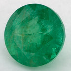 1.79 Carat Round Natural Green Emerald