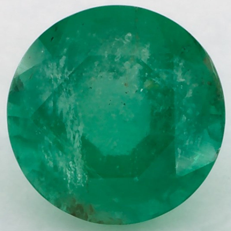 2.33 Carat Round Natural Green Emerald