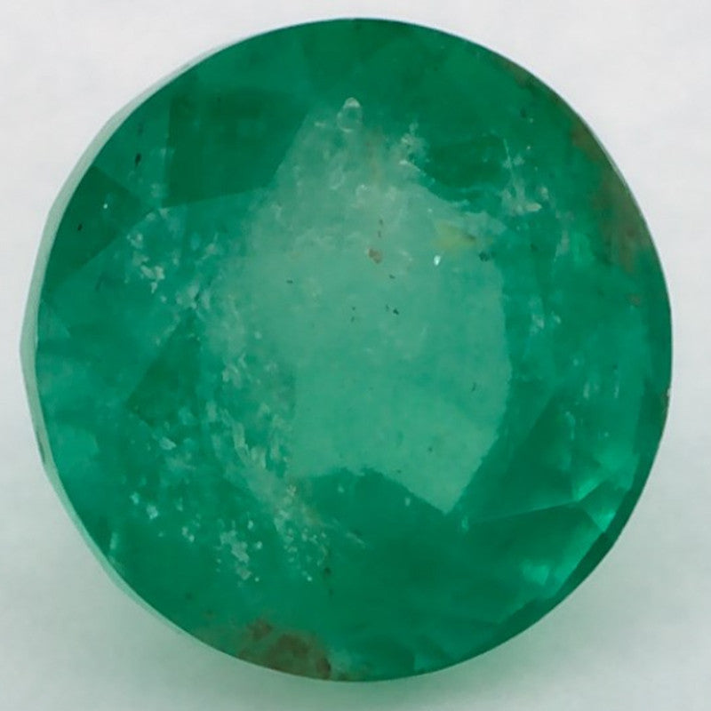 2.33 Carat Round Natural Green Emerald