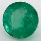 2.33 Carat Round Natural Green Emerald