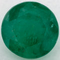 2.41 Carat Round Natural Green Emerald