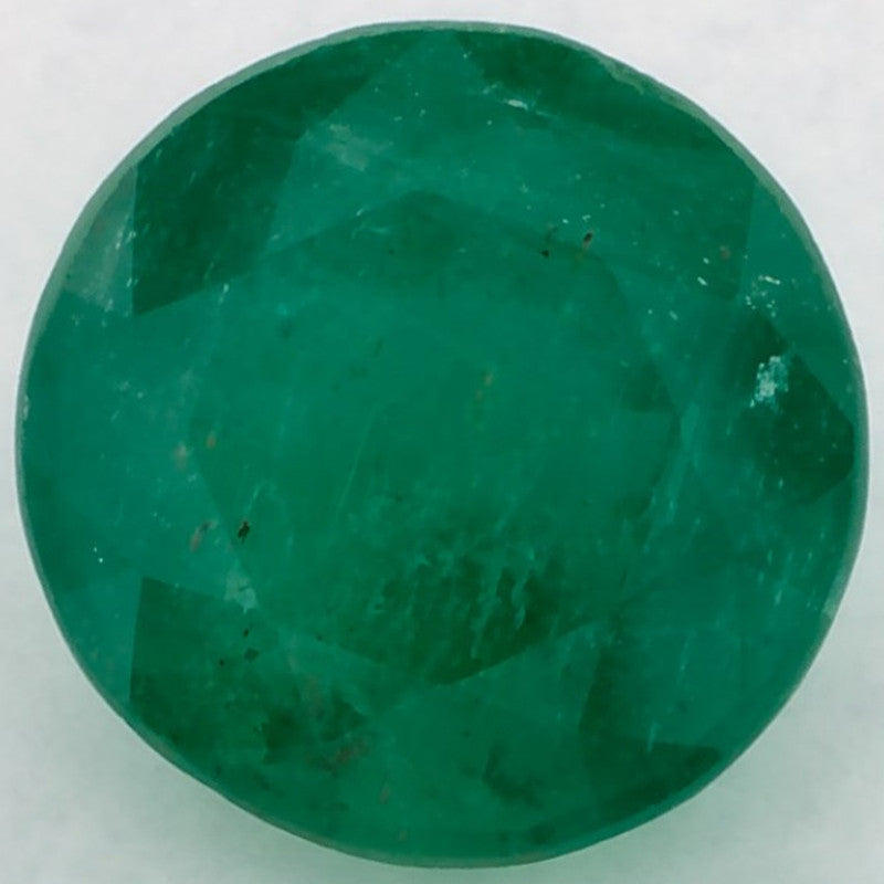 2.41 Carat Round Natural Green Emerald