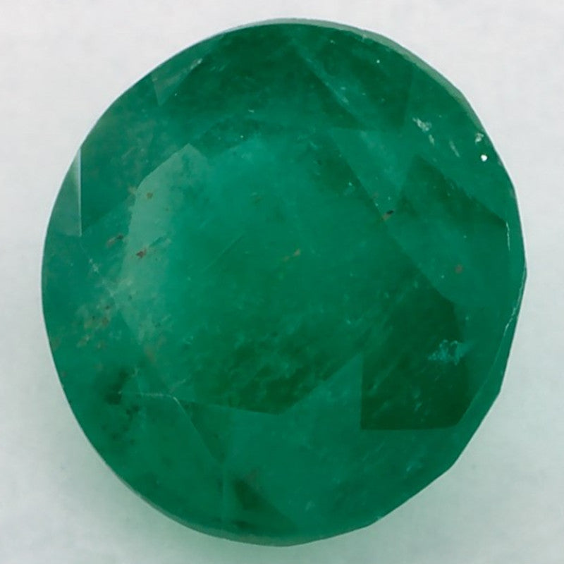 2.41 Carat Round Natural Green Emerald