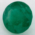 2.41 Carat Round Natural Green Emerald