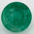 2.46 Carat Round Natural Green Emerald