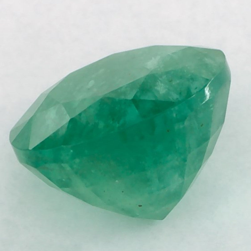 2.46 Carat Round Natural Green Emerald