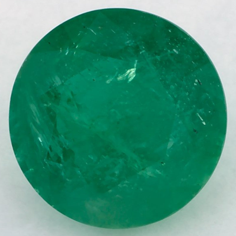 2.78 Carat Round Natural Green Emerald
