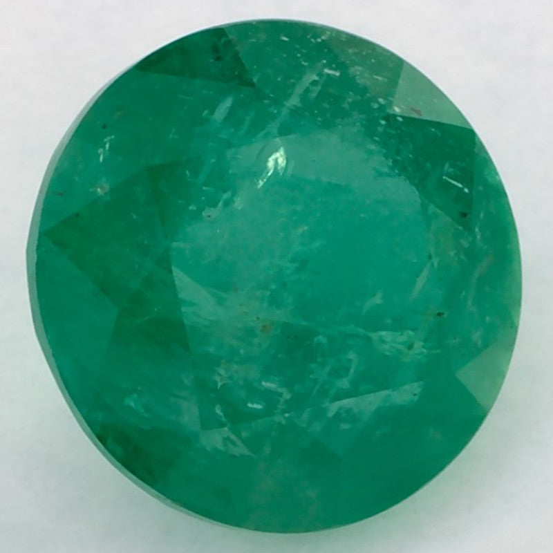 2.78 Carat Round Natural Green Emerald