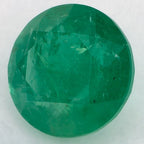 2.78 Carat Round Natural Green Emerald