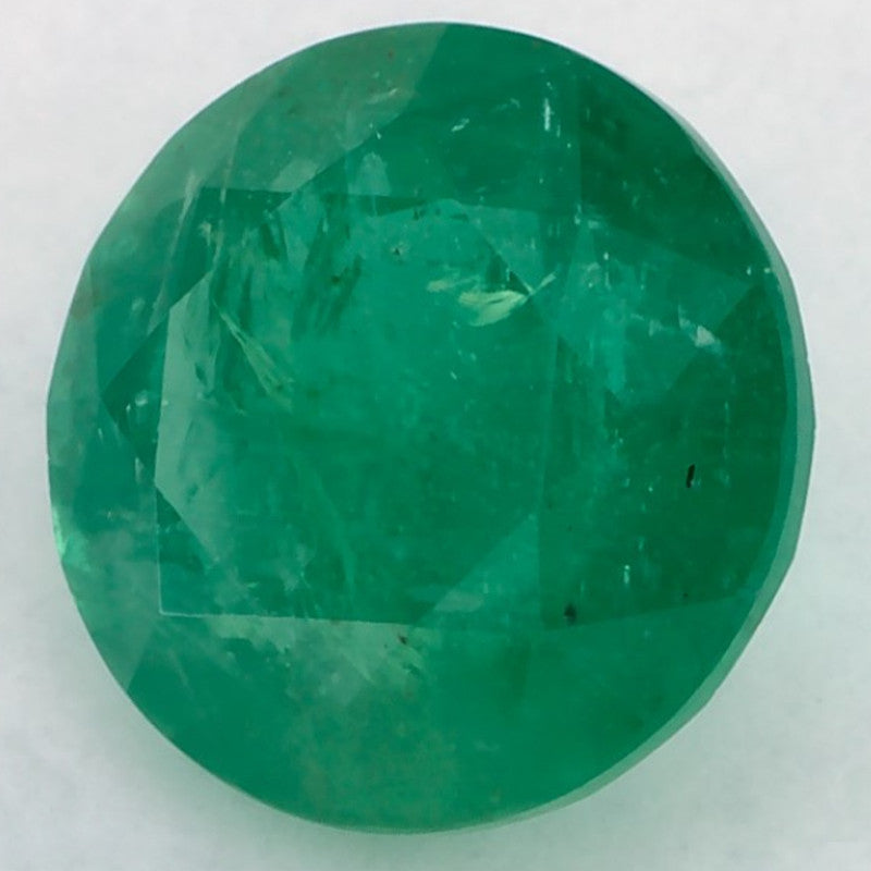 2.78 Carat Round Natural Green Emerald