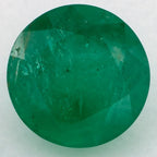 3.23 Carat Round Natural Green Emerald