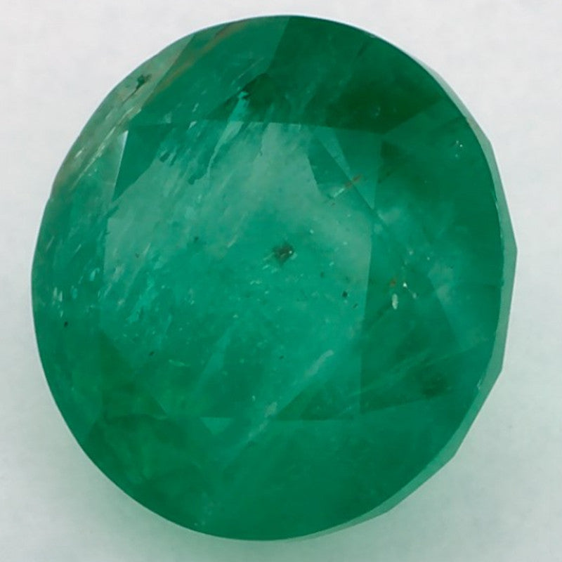 3.23 Carat Round Natural Green Emerald