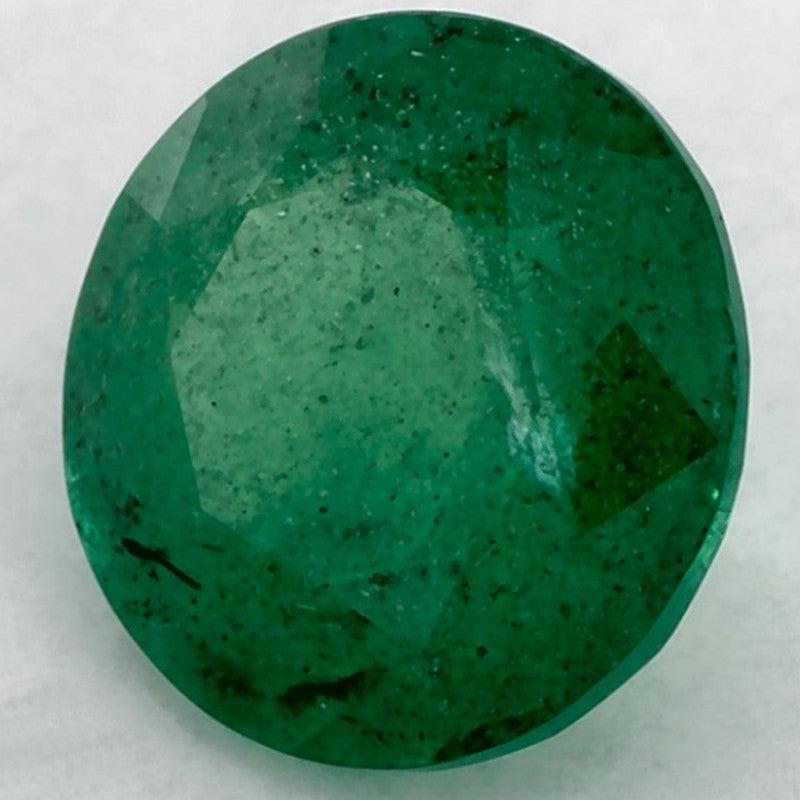 1.49 Carat Round Natural Green Emerald