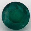 3.59 Carat Round Natural Green Emerald