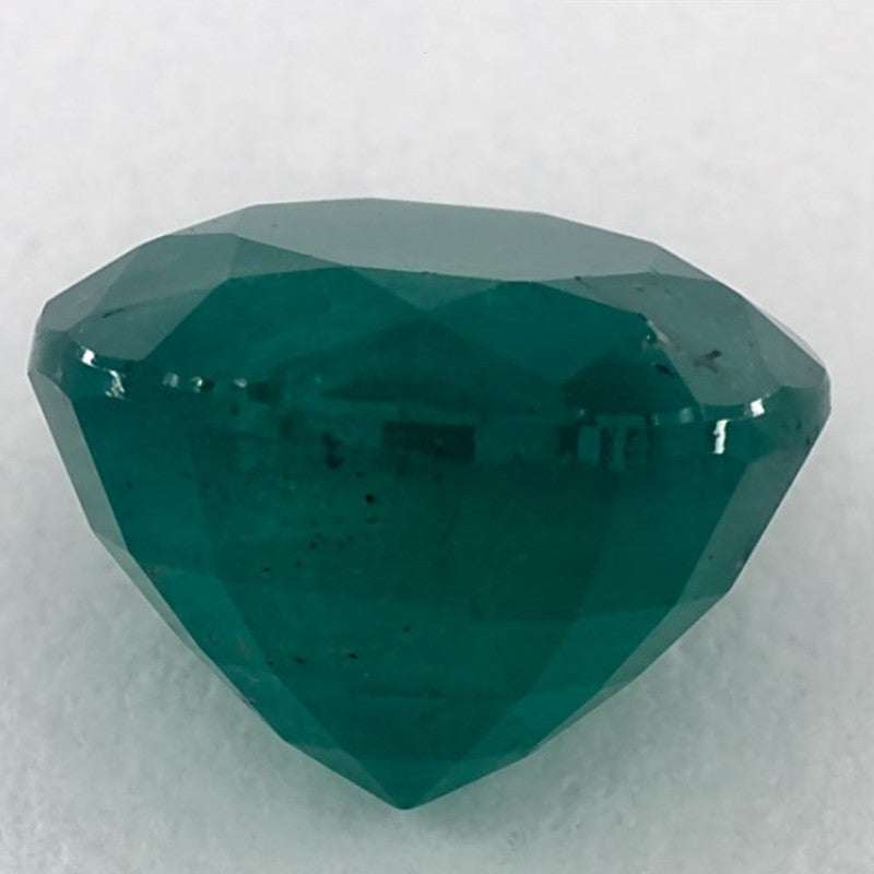 3.59 Carat Round Natural Green Emerald