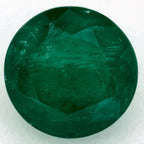 2.50 Carat Round Natural Green Emerald