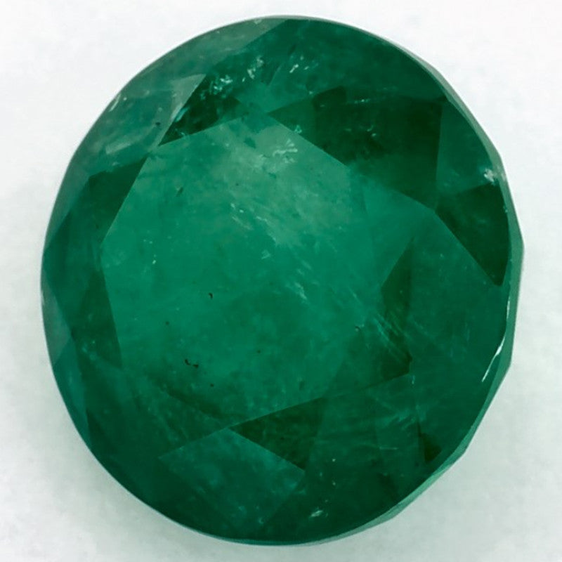 2.50 Carat Round Natural Green Emerald
