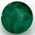 2.63 Carat Round Natural Green Emerald